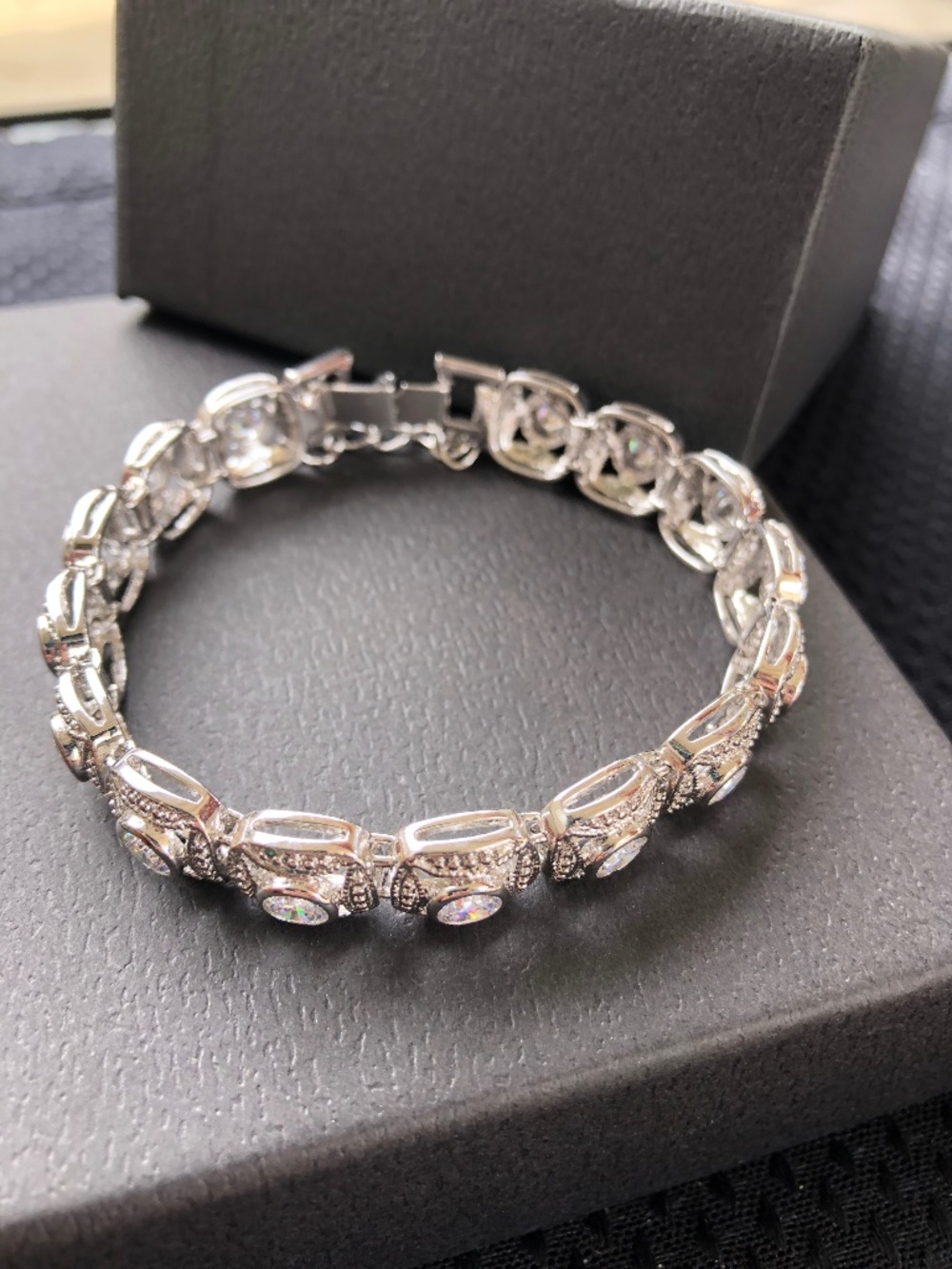 STERLING SILVER PLATED BRACELET